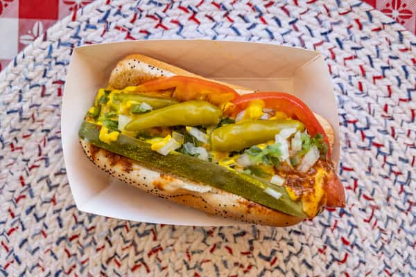 Chicago Style Chili Cheese Dog