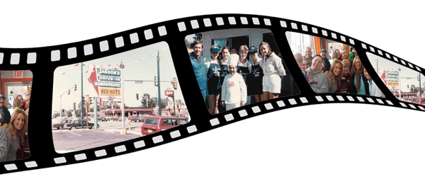 filmstrip of vintage photos