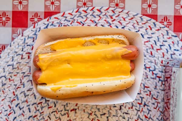 Plain Double Cheese Dog