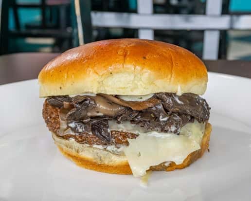 Mushroom Swiss Burger