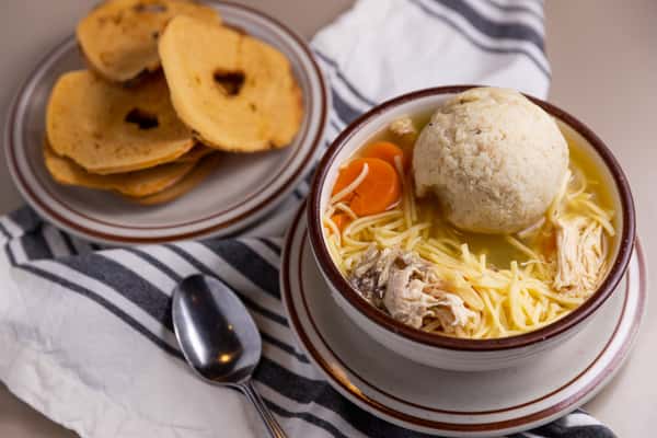 Chicken Noodle Soup with Matzo Ball