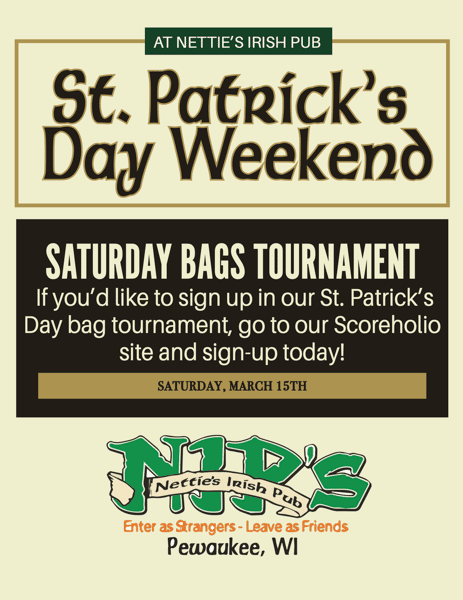 bag tournament for st. patricks day