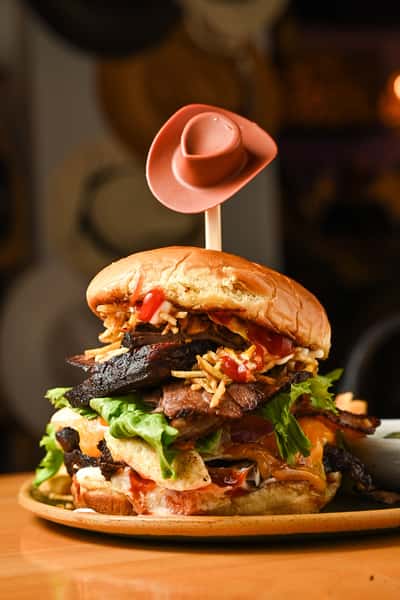 Hamburguesa De Carne en Vara