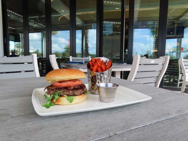 The Iron Bison Burger*