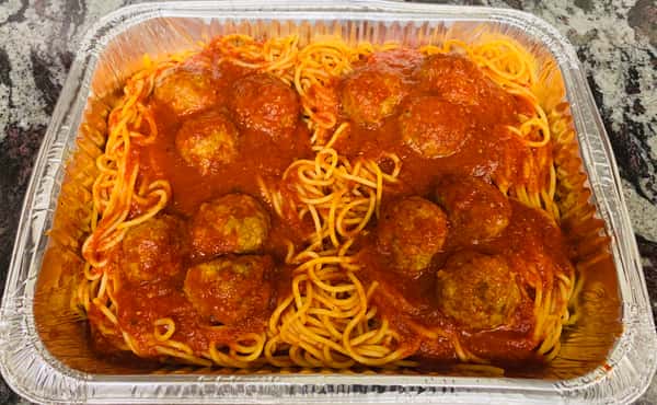  Linguini & Meatballs (Family 4 Meal) F.S