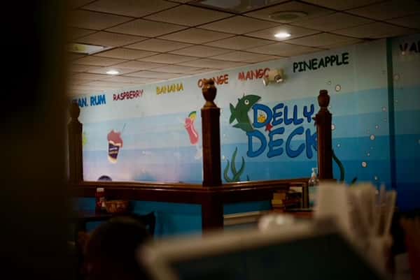 inside of the delly deck