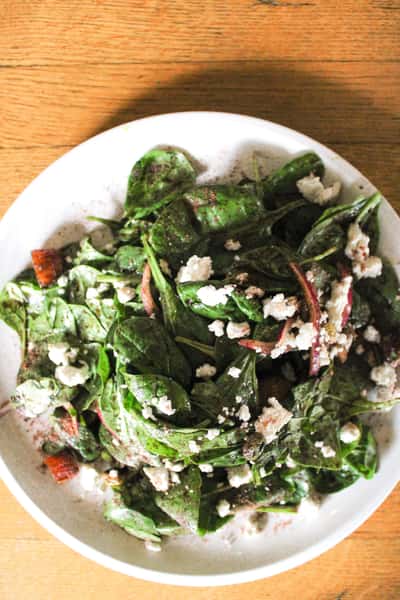 Spinach & Date Salad