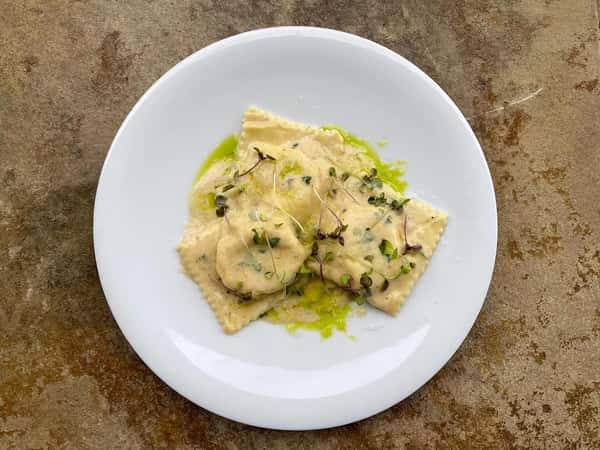 Butternut squash ravioli