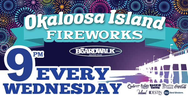 Okaloosa Island Fireworks Al's Beach Club