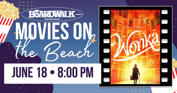 FREE Movies On The Beach at The Boardwalk Okaloosa Island