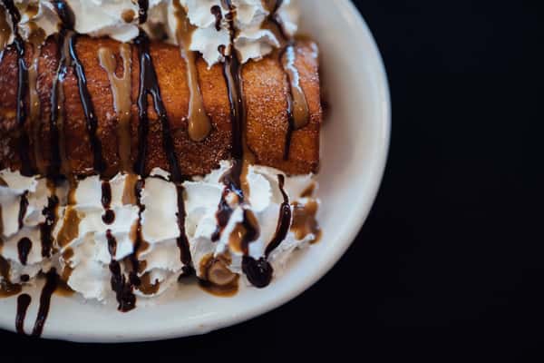fried marble cheesecake