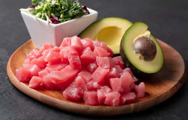 tuna poke cubes