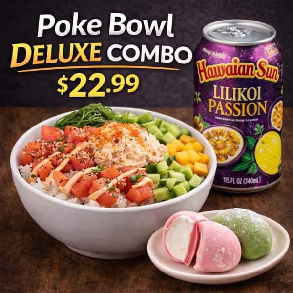 Poke bowl deluxe combo