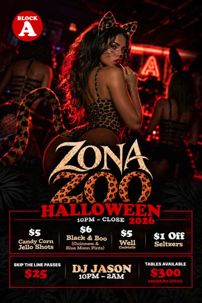 Block A Halloween Poster