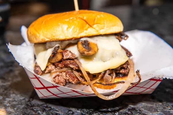 French onion burger