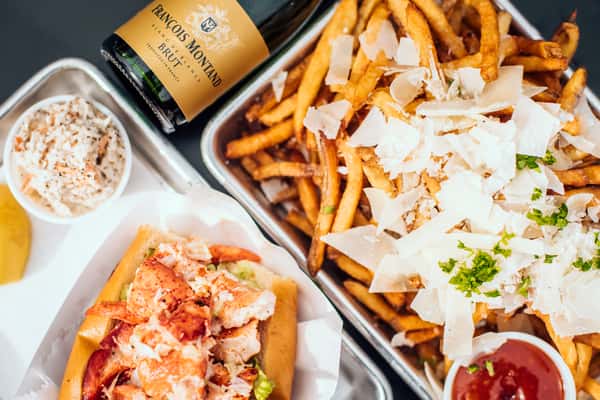 Lobster Roll & Rosemary Parm fries