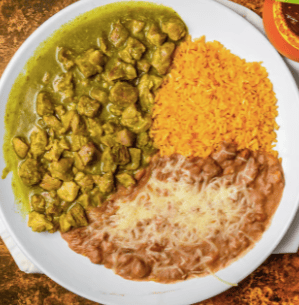 1/2 Tray Chile Verde