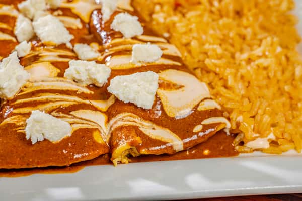Mole Enchiladas