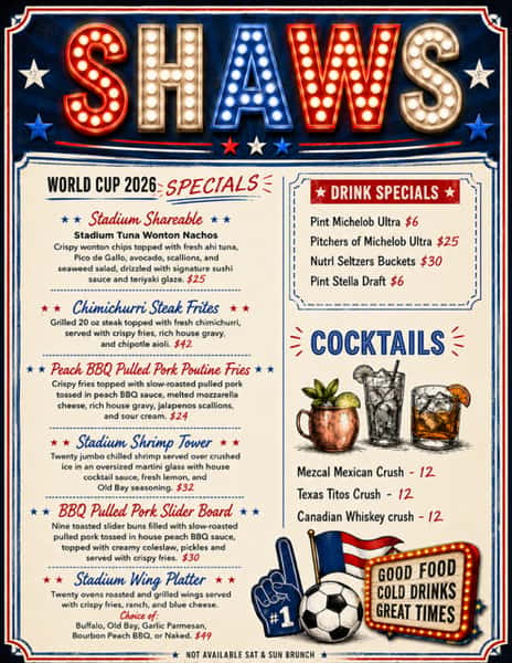 Cup Games Menu