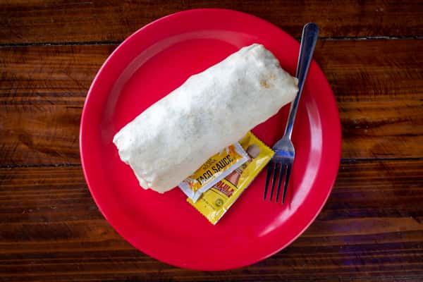 Chicken & Mexican Rice Burrito
