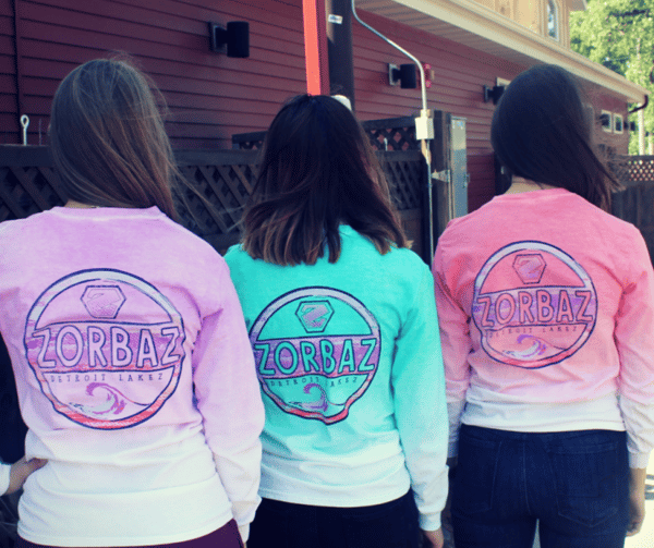 women wearing zorbaz shirts