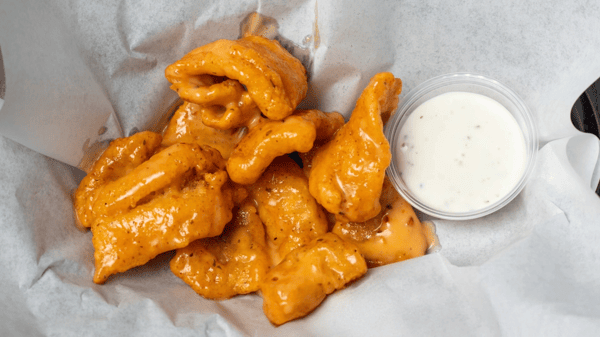 Spicy Walleye Bites