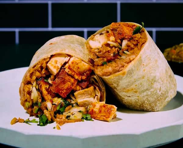 Chicken Adobada Burrito