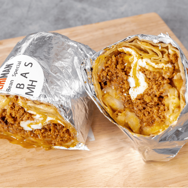Zacatecano Red Breakfast Burrito