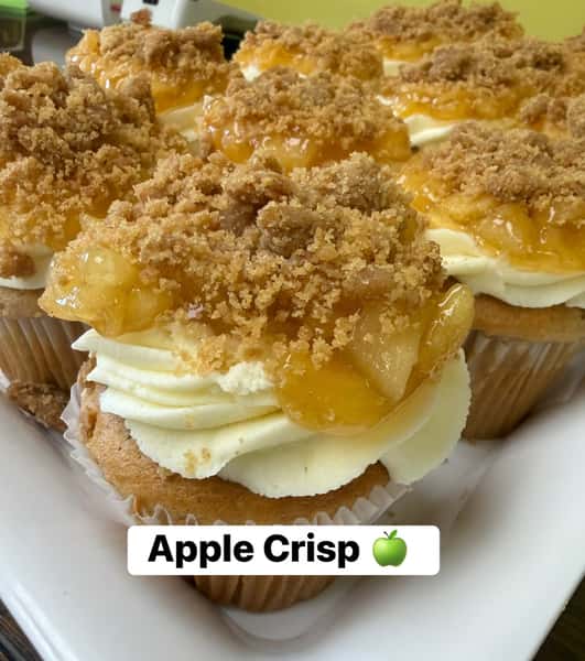 *Dozen Apple Crisp Cupcakes*