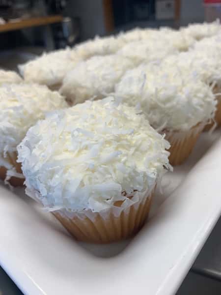 *Dozen Lemon Filled Coconut Cupcakes*