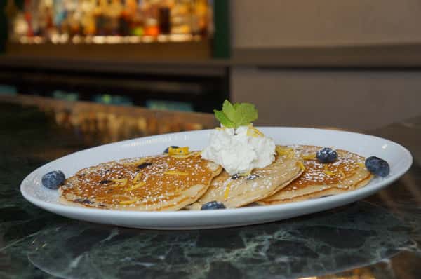 Blueberry Lemon Ricotta Pancakes
