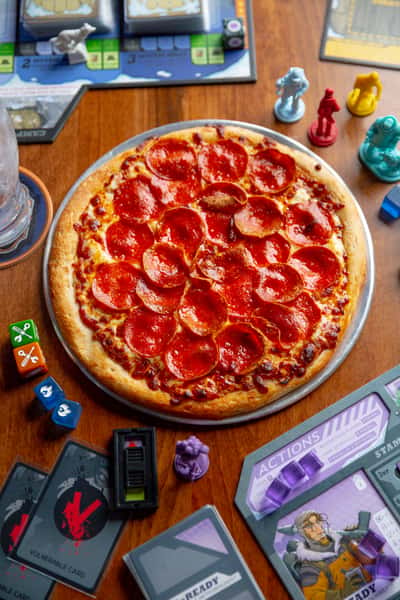 pizza and games