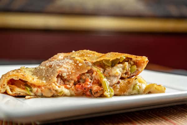 Sausage & Peppers Calzone | Large