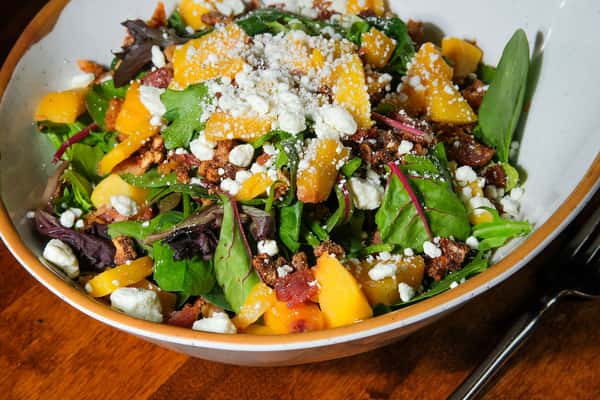 Smoked Peach Salad