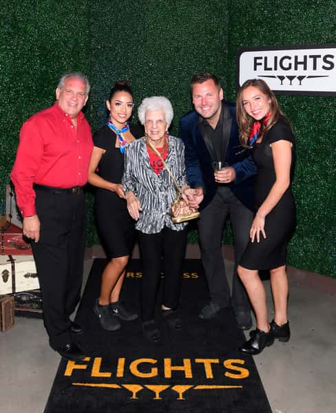107 year old lady had triple the fun at Flights