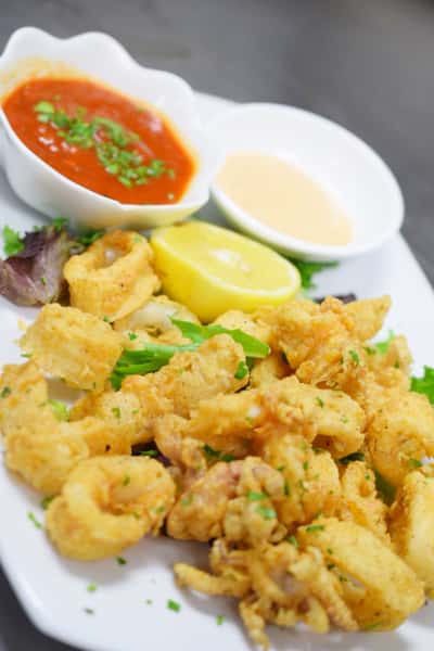 Calamari Fritti & Porri