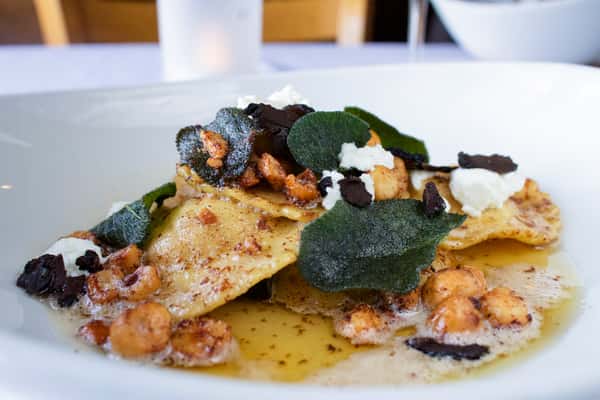 House Made English Pea Ravioli