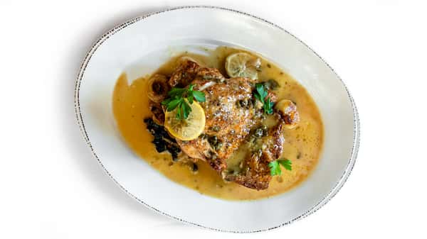 Half Chicken Picatta