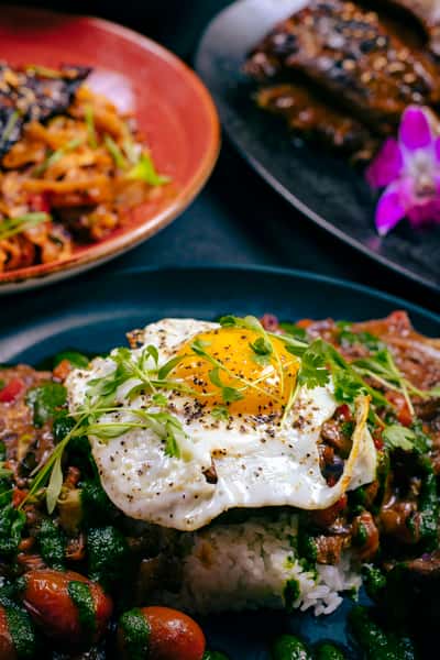 fried egg appetizer