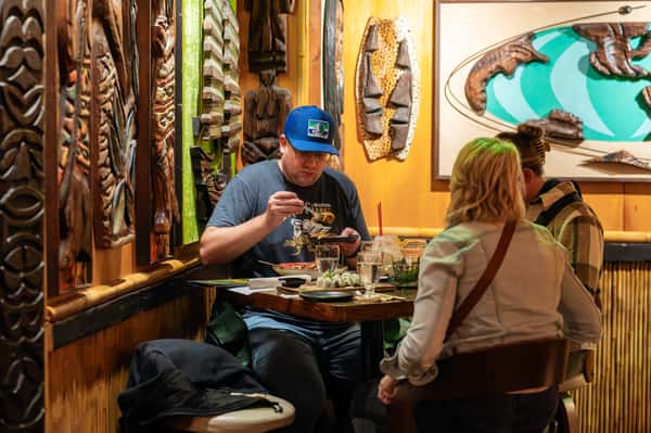 Tiki interior