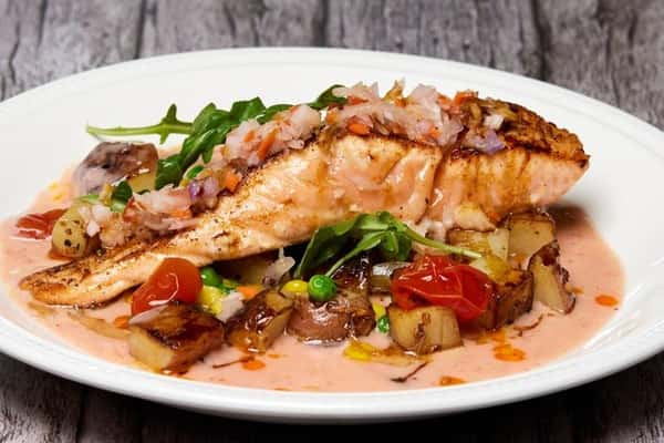 Seared Salmon Ginataan
