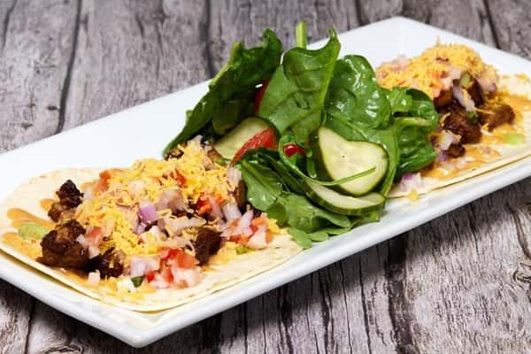 Pork Belly Sisig Tacos
