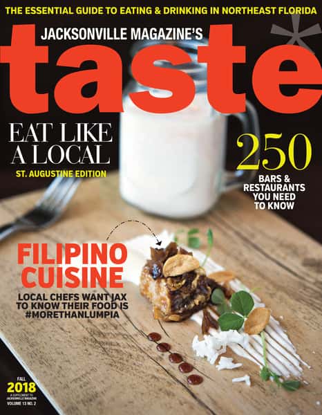Jacksonville Magazine Taste Cover
