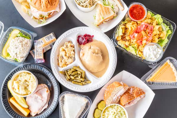 Turkey Dinner, Sandwiches and Salads