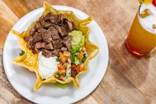 Steak Fajita Taco Salad