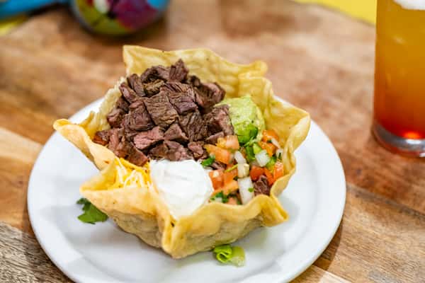 Steak Fajita Taco Salad