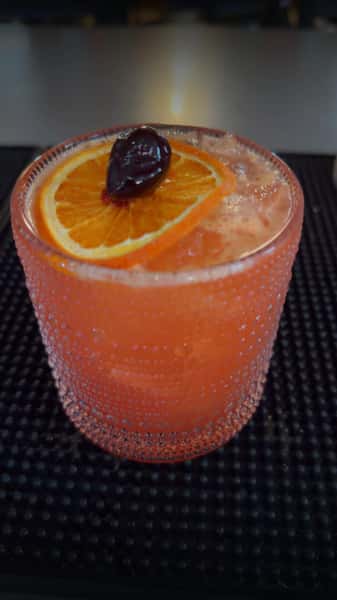 Blood Orange Whiskey Smash