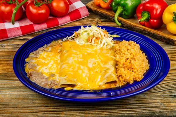 Chicken or Ground Beef Enchilada