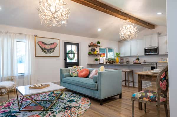 Leona Kitchen and Living Room