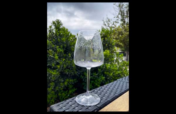 Logo Red Wine Glass